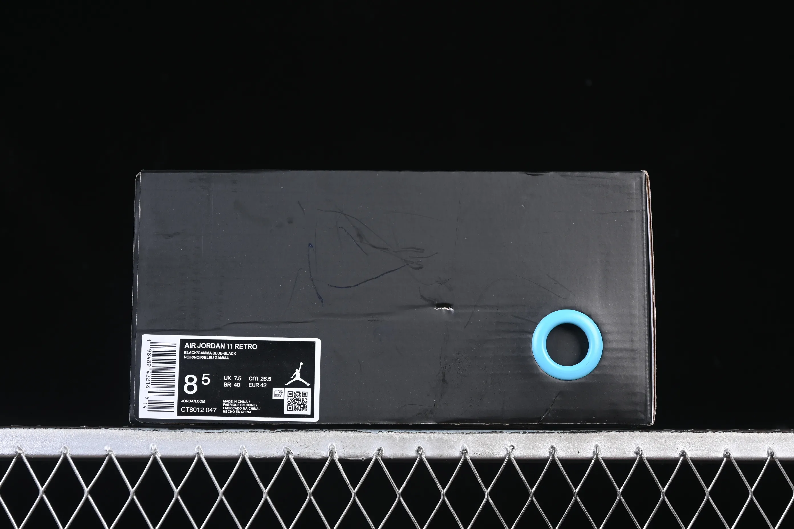 All categories Air Jordan Jordan series basketball shoes Air Jordan 11 F version Air Jordan 11 Retro "Gamma Blue" AJ11 Joe 11 new gamma blue CT8012-047